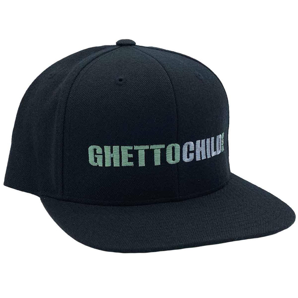 Ghetto Child Classic USA Snapback Cap Black  Ghetto Child   