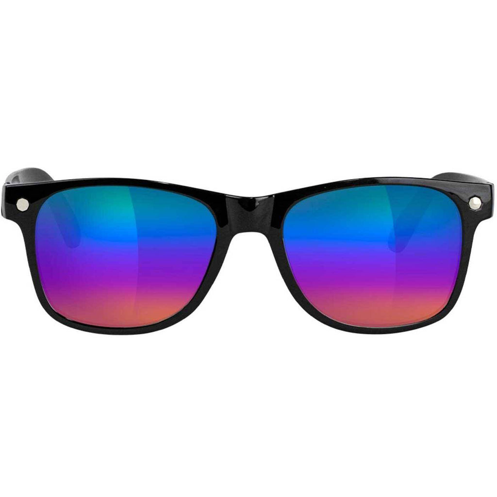 Glassy Leonard Polarized Sonnenbrille Black Color Mirror  Glassy Eyewear   