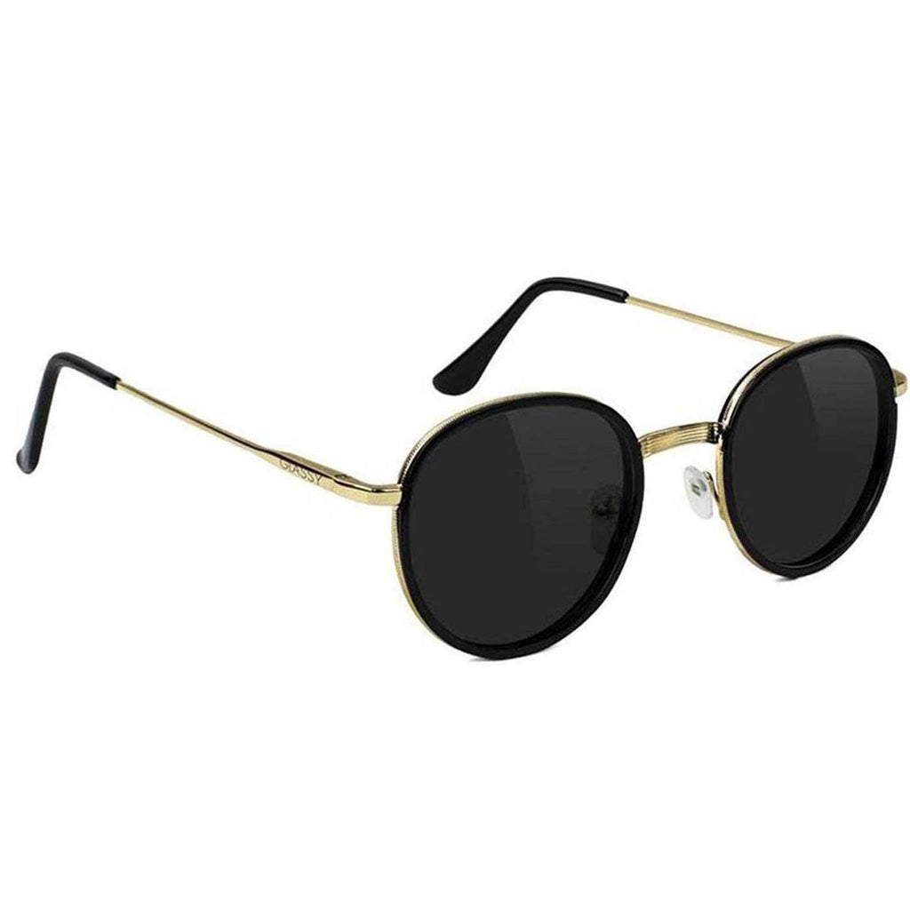 Glassy Lincoln Polarized Premium Sonnenbrille Black Gold  Glassy Eyewear   