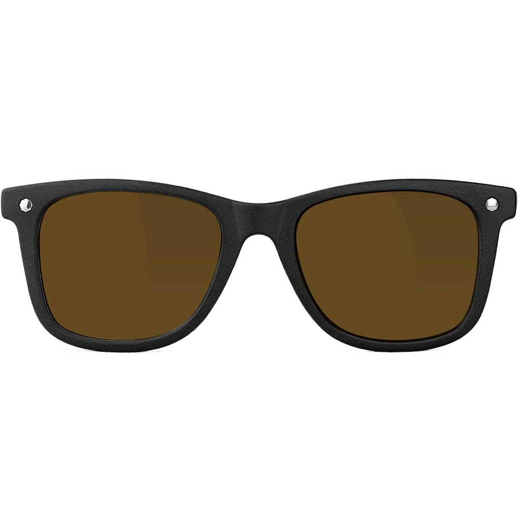 Glassy Mike Mo Polarized Premium Sonnenbrille Matte Black Brown  Glassy Eyewear   