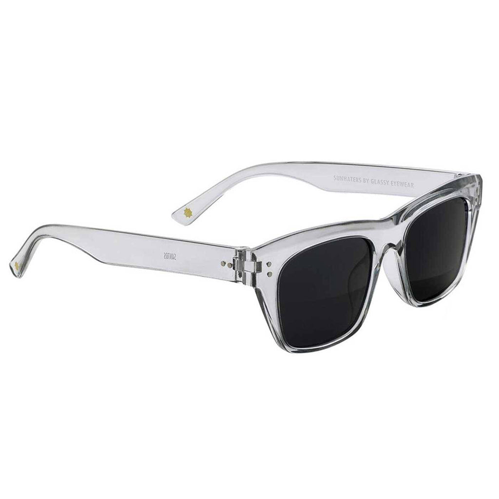 Glassy Santos Polarized Sonnenbrille Transparent Grey  Glassy Eyewear   