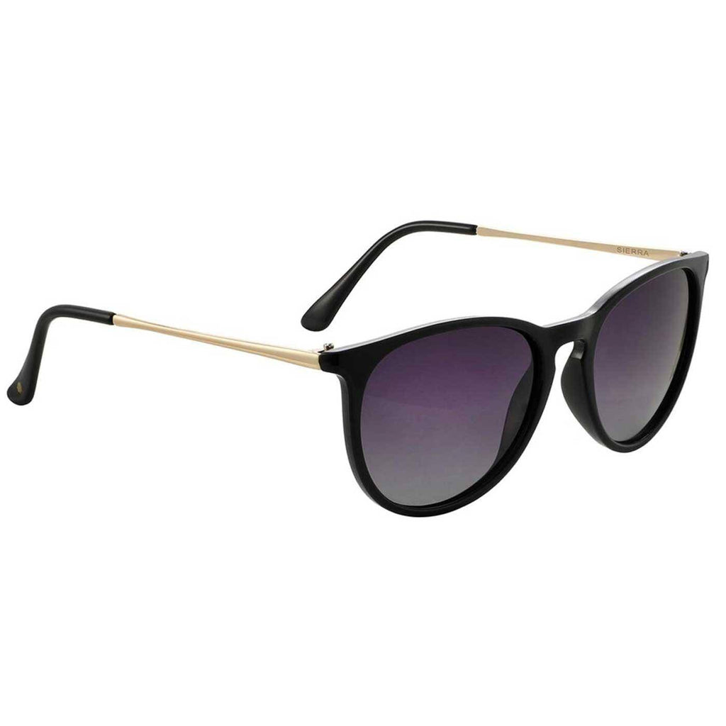 Glassy Sierra Polarized Sonnenbrille Black Gold Gradient Smoke  Glassy Eyewear   