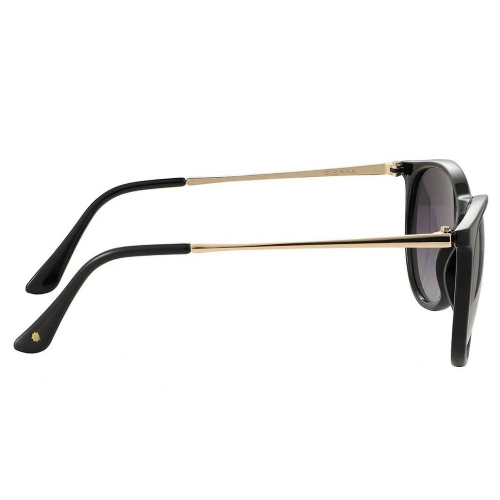 Glassy Sierra Polarized Sonnenbrille Black Gold Gradient Smoke  Glassy Eyewear   