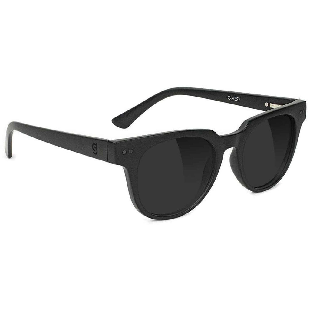 Glassy Lox Polarized Premium Sonnenbrille Matte Black  Glassy Eyewear   
