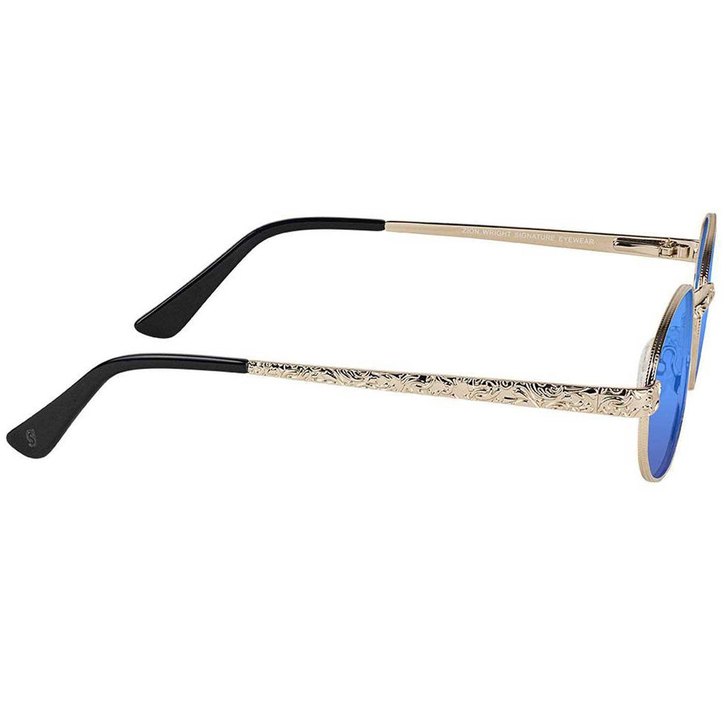 Glassy Zion Polarized Premium Sonnenbrille Gold Blue  Glassy Eyewear   