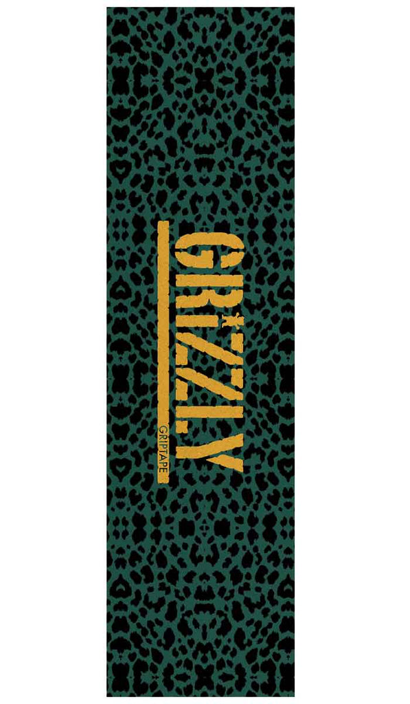 Grizzly Cheetah Stamp Griptape Green  Grizzly   