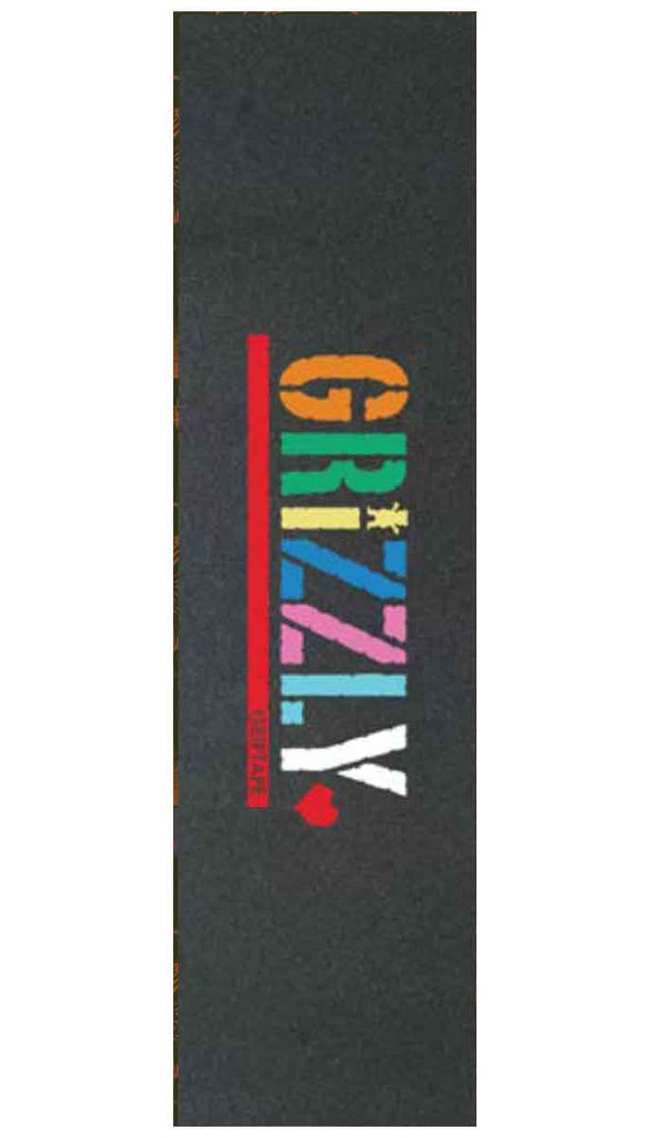 Grizzly Color Blocked Stamp Griptape  Grizzly   