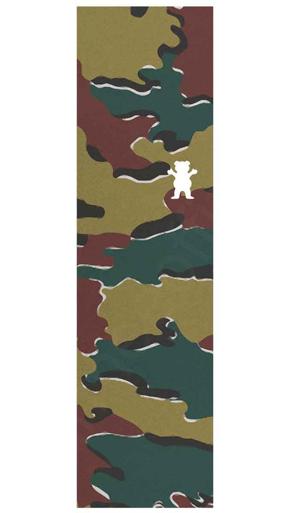 Grizzly Green Camo Cut Out Griptape  Grizzly   