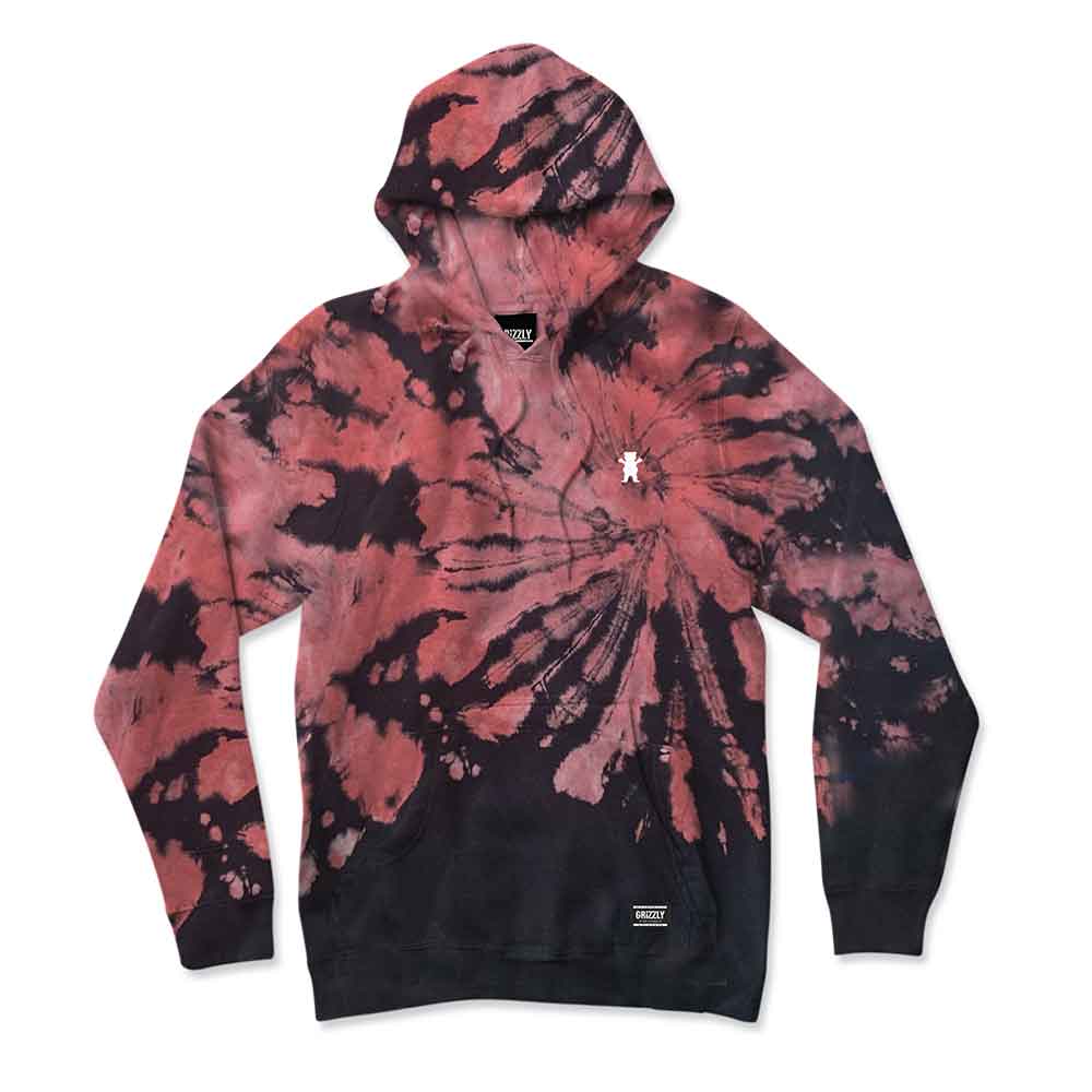 Grizzly Embroidered Fruit Punch Hoodie Tie Dye  Grizzly   