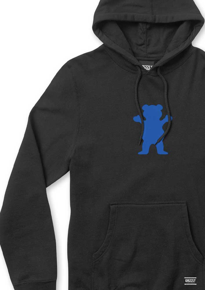 Grizzly OG Bear Sweatshirt Black Royal  Grizzly   