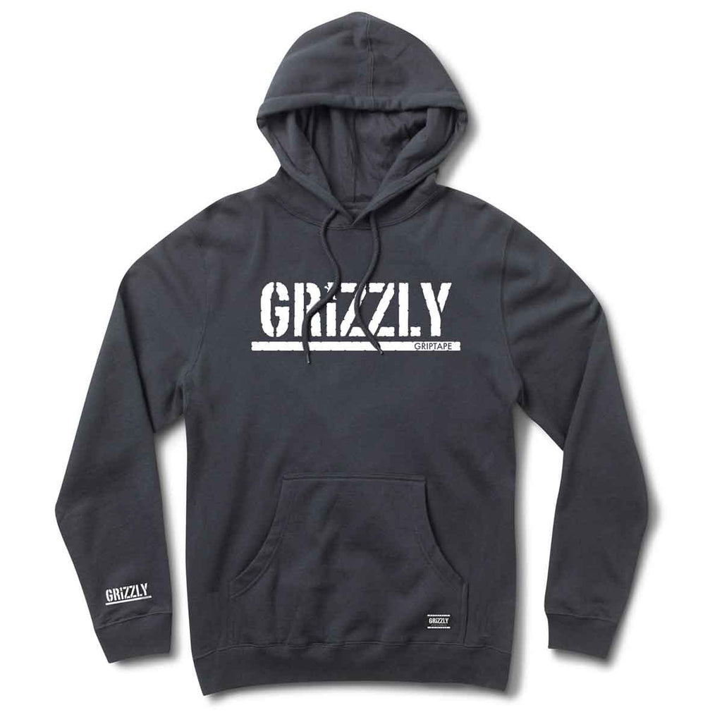 Grizzly OG Stamp Hooded Sweatshirt Navy  Grizzly   