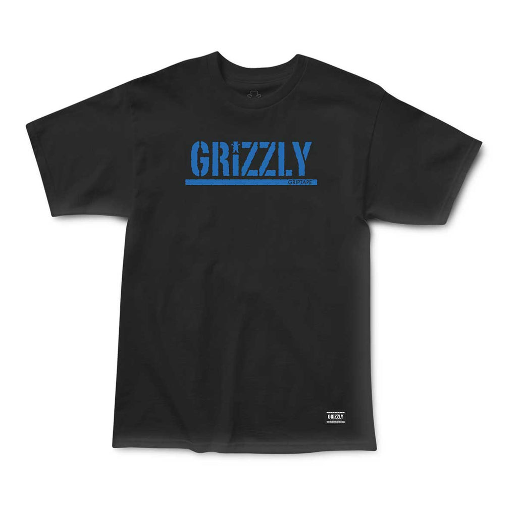 Grizzly Stamp T-Shirt Black Royal  Grizzly   
