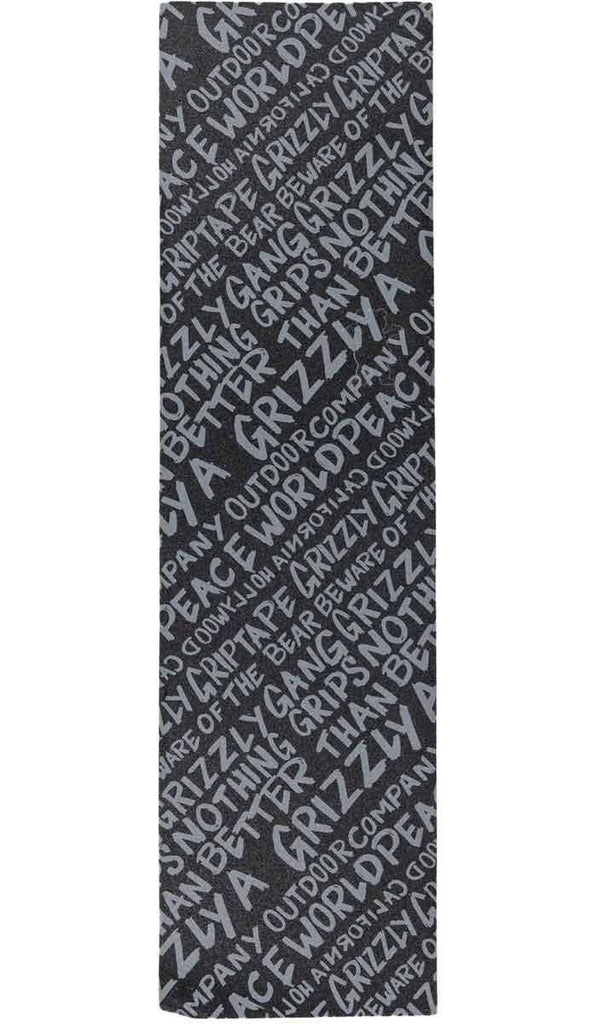 Grizzly Handwritten Griptape Schwarz  Grizzly   