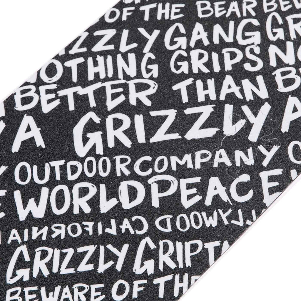 Grizzly Handwritten Griptape Weiß  Grizzly   