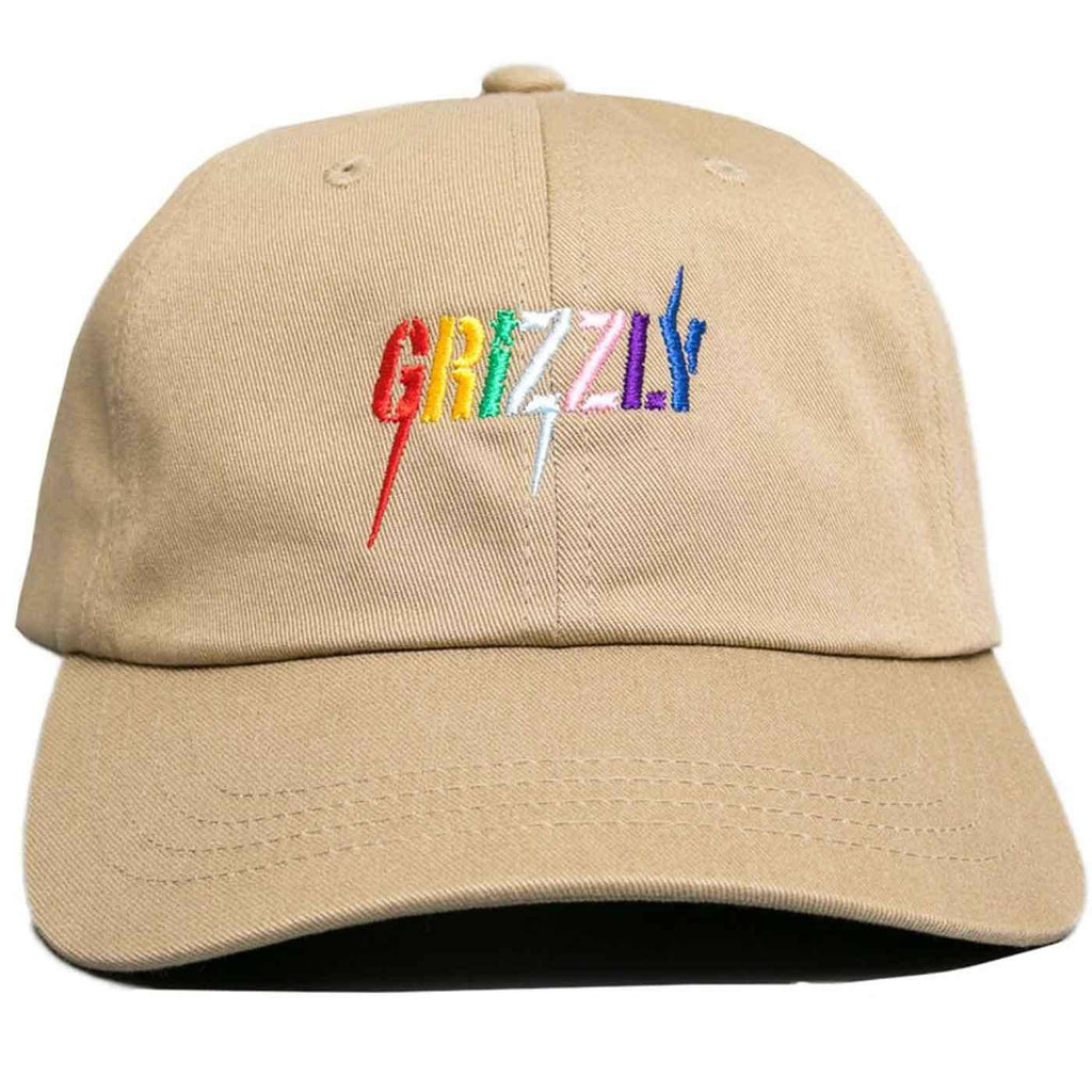 Grizzly Incite Dad Cap Khaki  Grizzly   