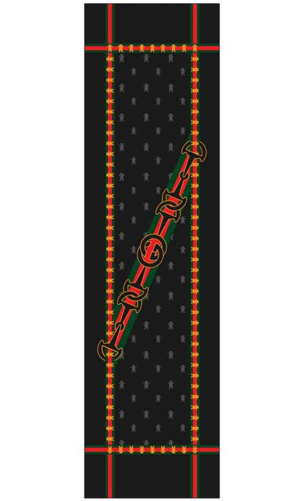 Grizzly Lap Of Luxury Griptape Black Red Green  Grizzly   