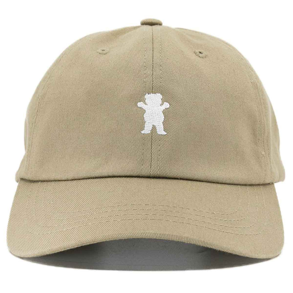 Grizzly OG Bear Dad Cap Khaki White  Grizzly   