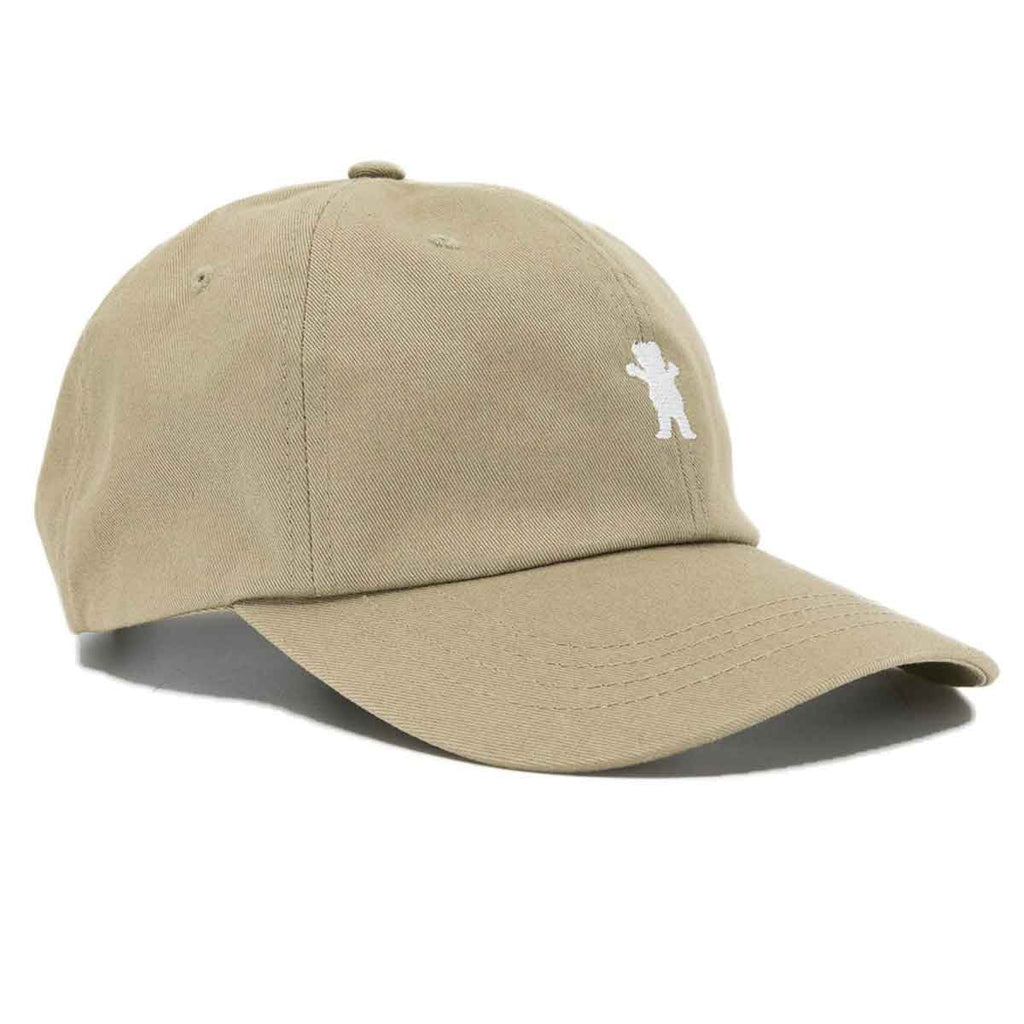 Grizzly OG Bear Dad Cap Khaki White  Grizzly   