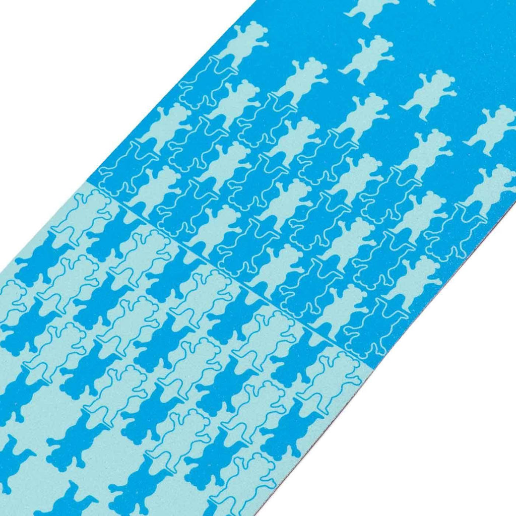 Grizzly Optical Illusion Griptape Blau  Grizzly   