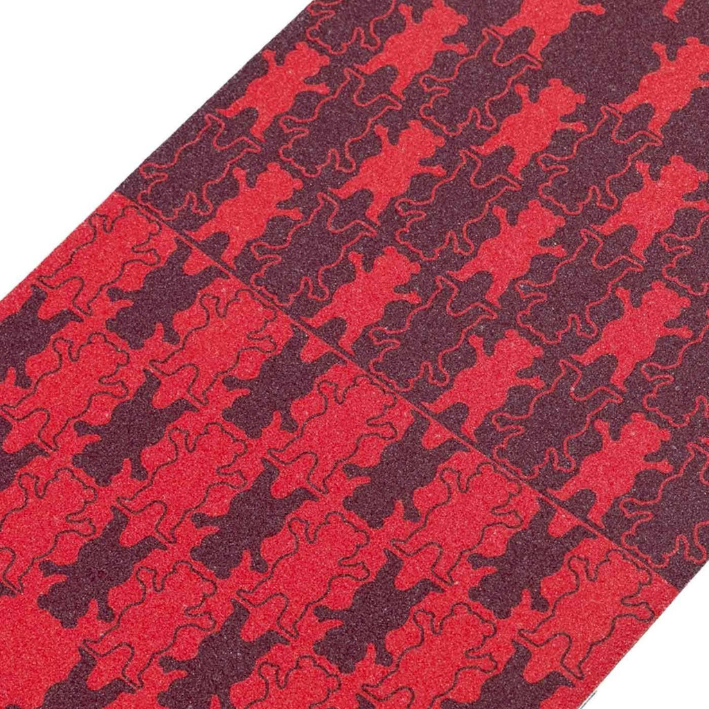 Grizzly Optical Illusion Griptape Rot  Grizzly   