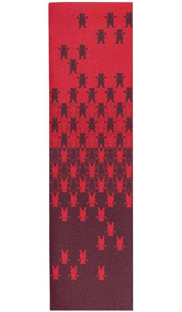 Grizzly Optical Illusion Griptape Rot  Grizzly   