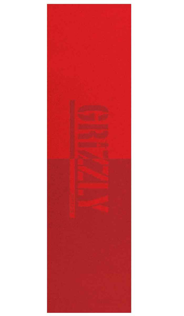 Grizzly Split Stamp Griptape Red  Grizzly   