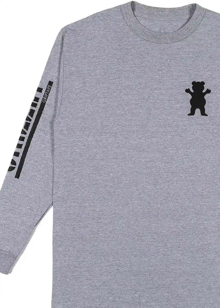 Grizzly Mini Bear Longsleeve T-Shirt Heather Grey  Grizzly   