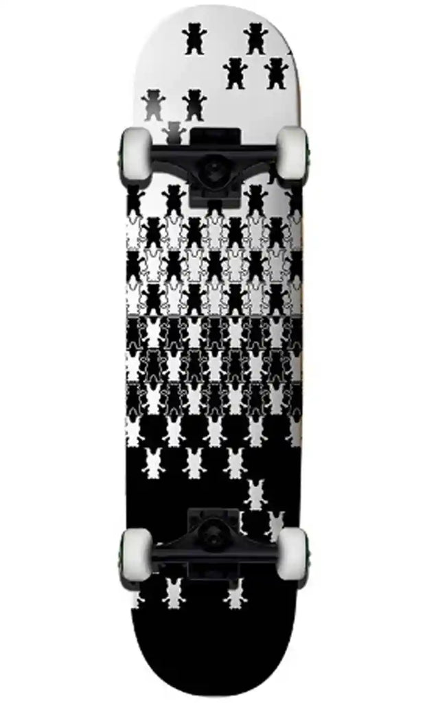 Grizzly Optical Illusion 8.25 Complete Skateboard  Grizzly   