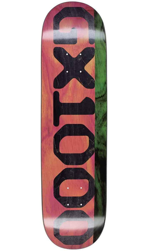 GX1000 Logo 8.125 Deck Split Veneer Pink Olive  GX1000   