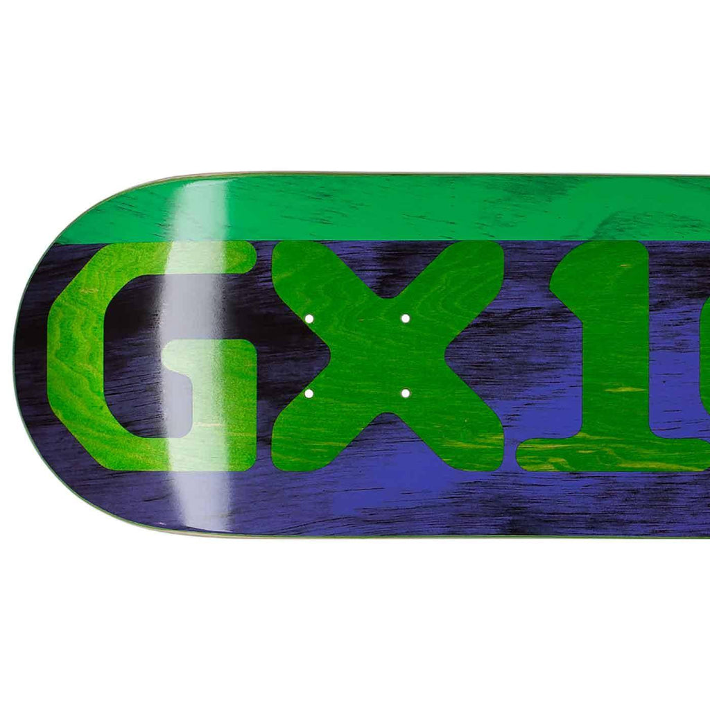 GX1000 Logo 8.375 Deck Split Veneer Purple Green  GX1000   