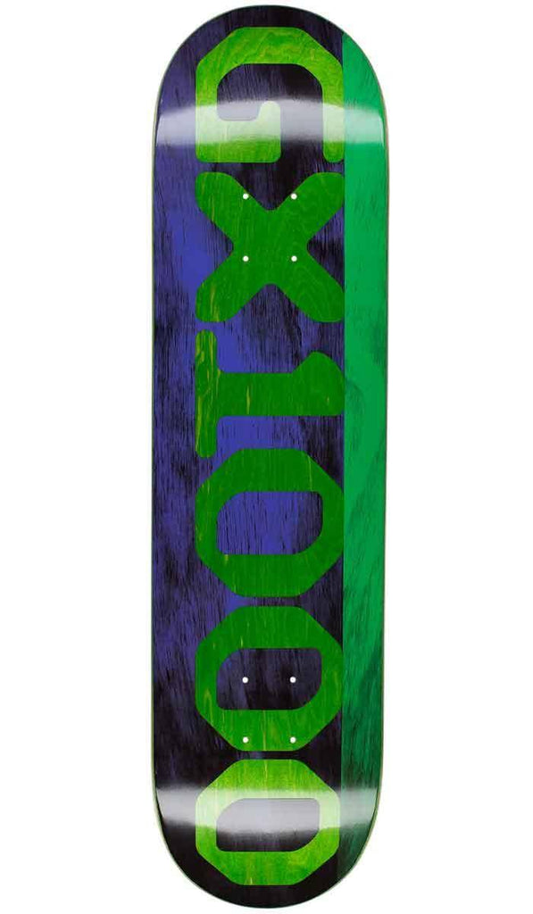 GX1000 Logo 8.375 Deck Split Veneer Purple Green  GX1000   