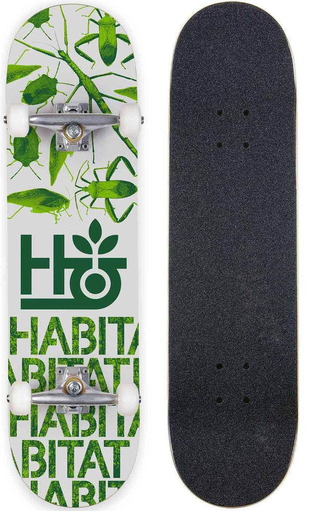 Habitat Insecta 7.75 Complete Skateboard Green  Habitat   