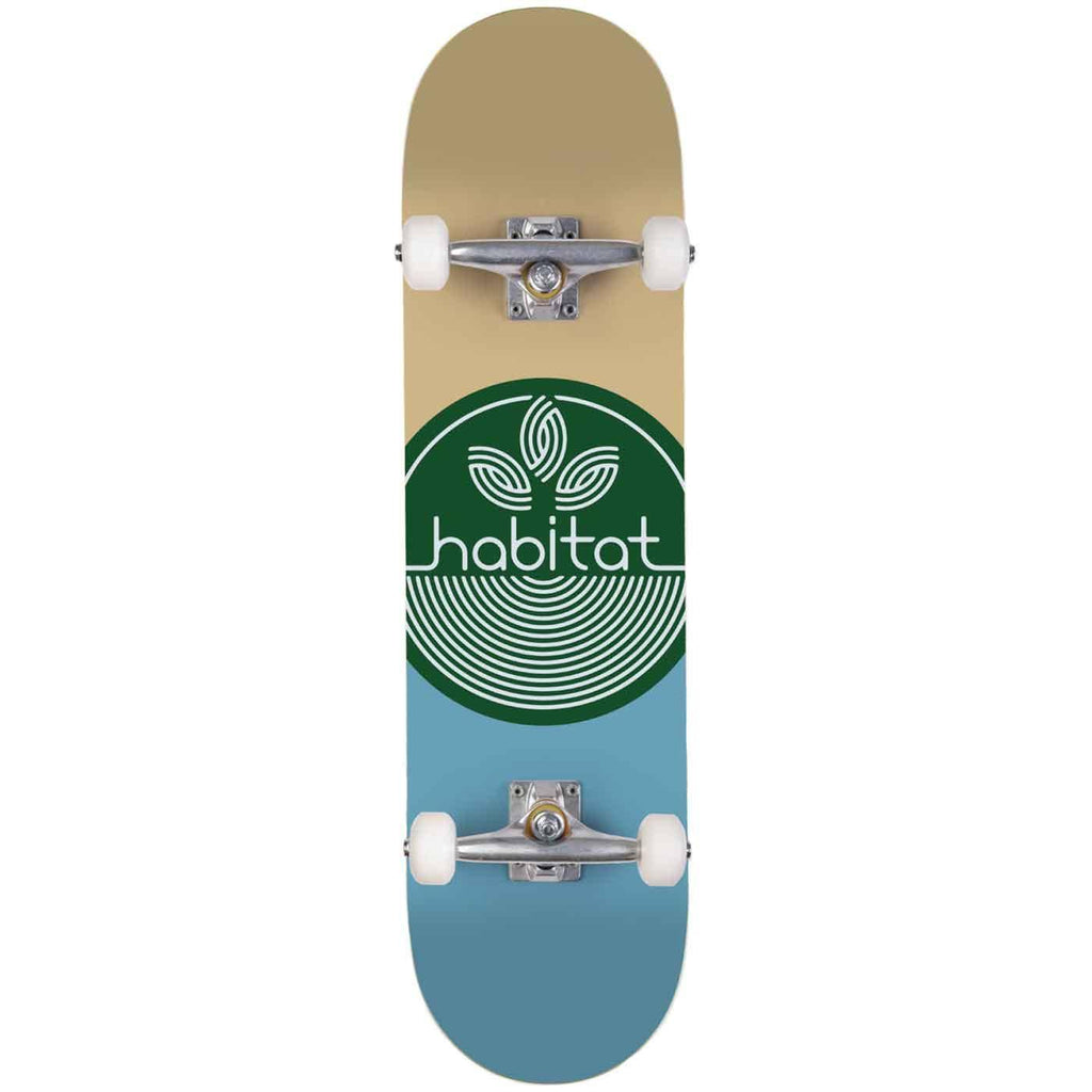 Habitat Leaf Dot 7.75 Complete Skateboard Green  Habitat   