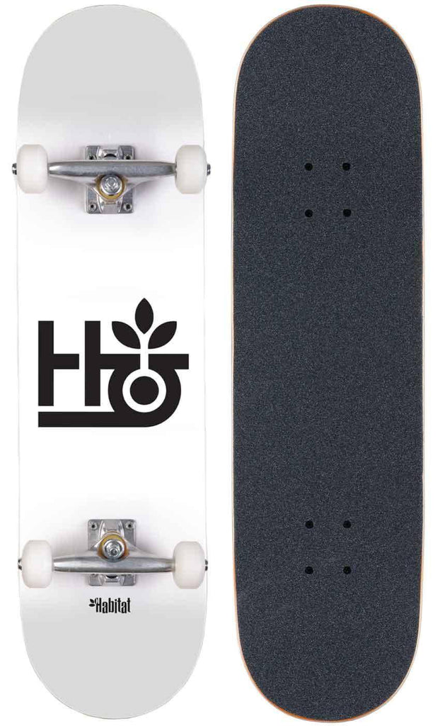 Habitat POD 8.0 Complete Skateboard White  Habitat   