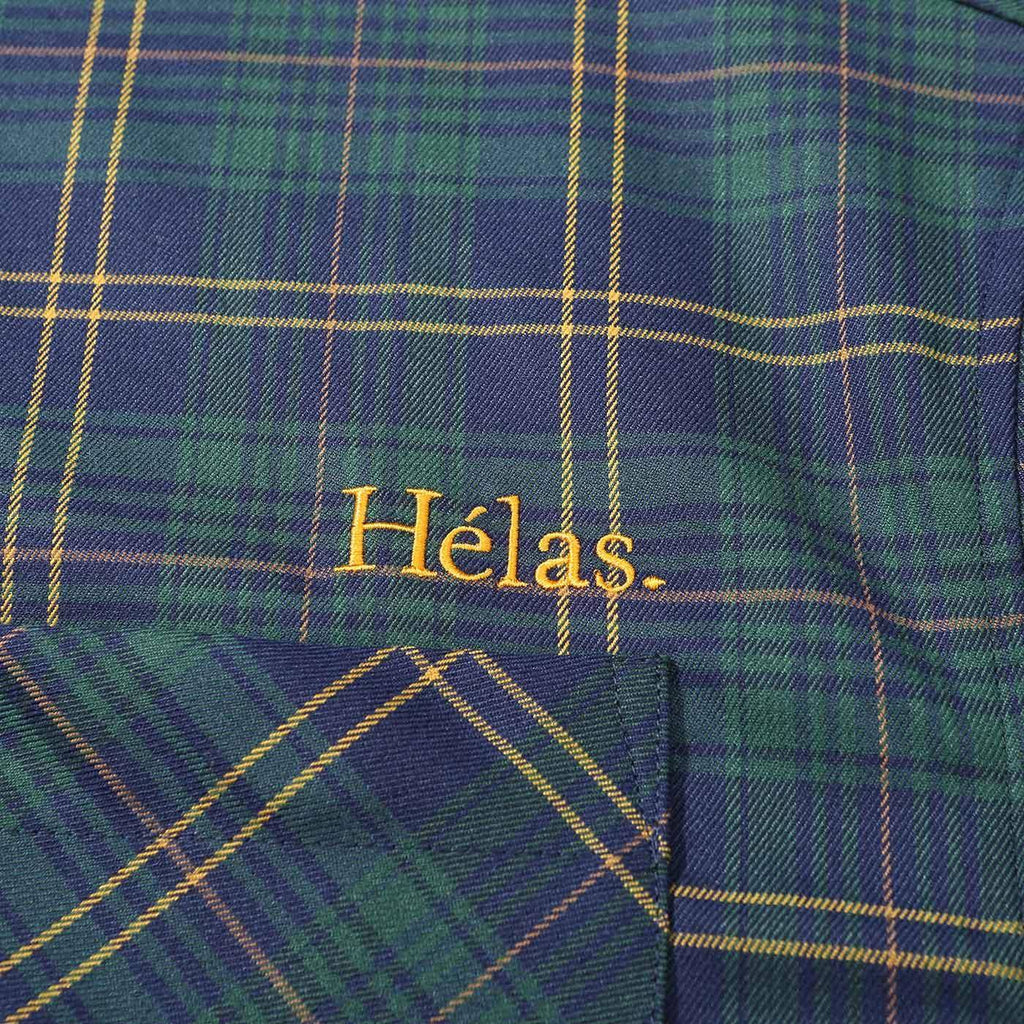 Helas Checkered Longsleeve Shirt Green Navy  Helas   