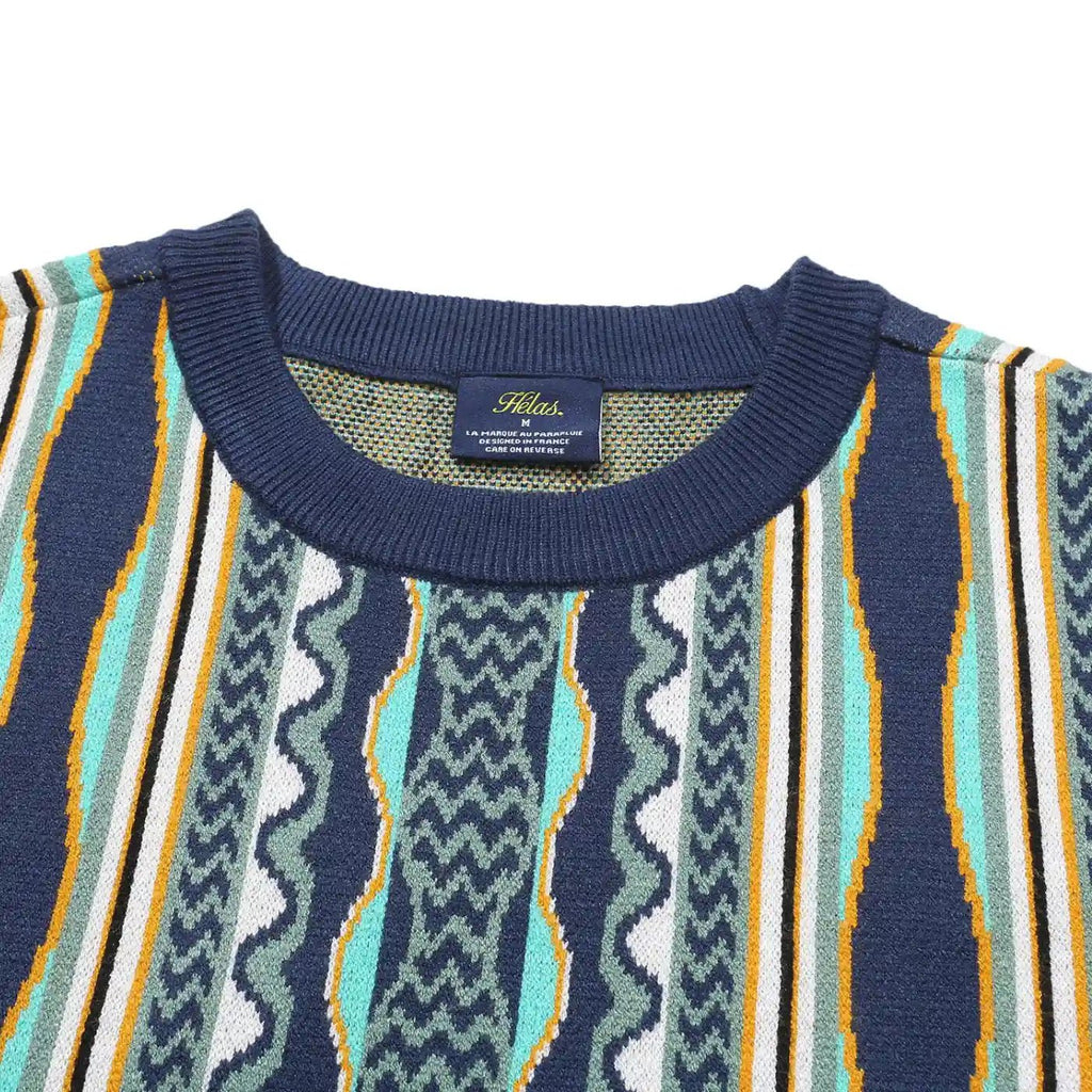 Helas - Hélas Coog Knit Crewneck Blue