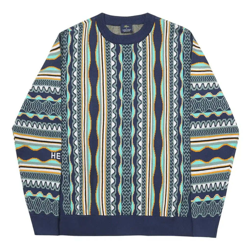 Helas - Hélas Coog Knit Crewneck Blue