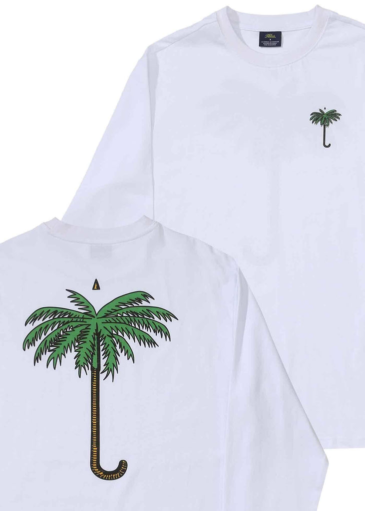 Hélas Palmelas Longsleeve T-Shirt White  Helas   