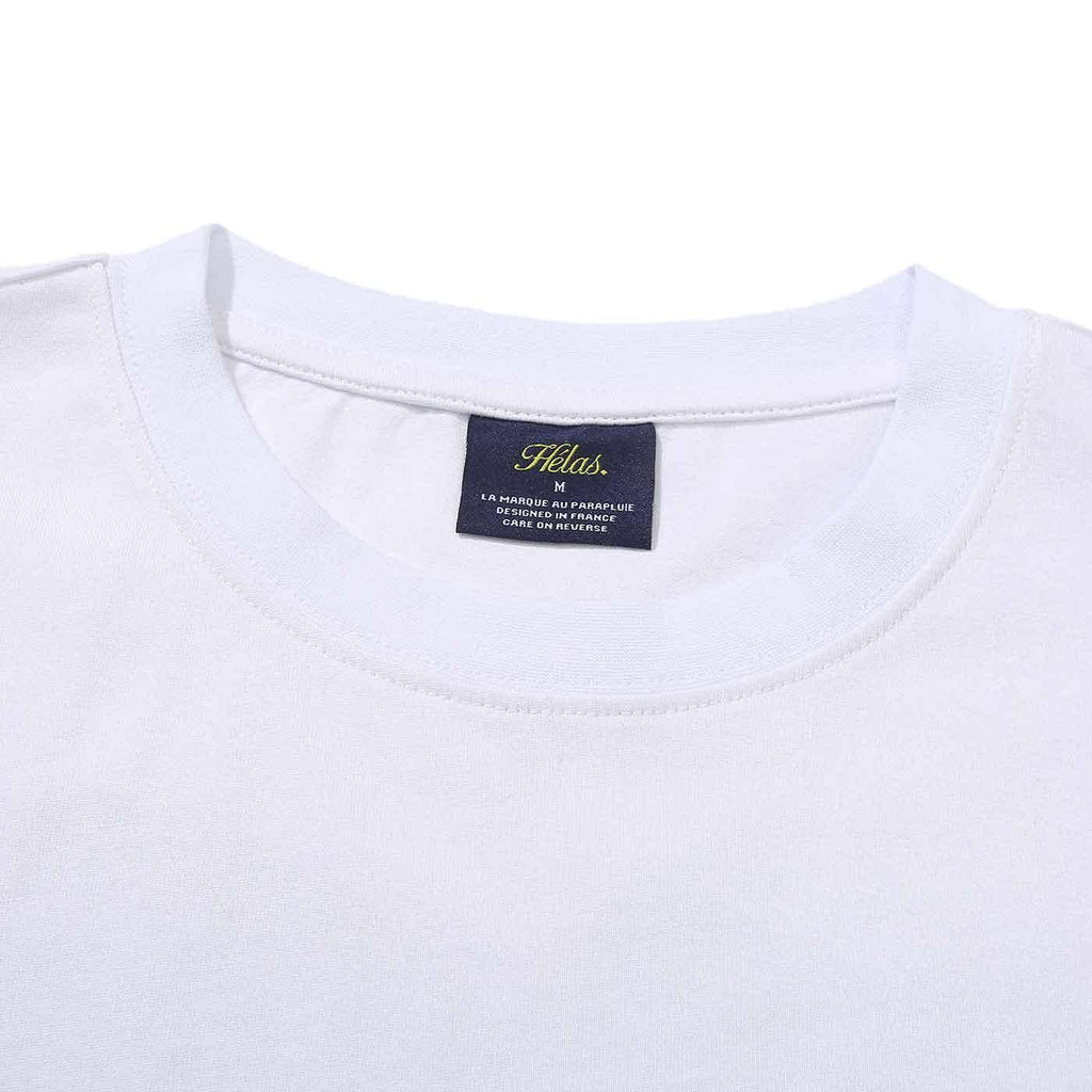 Hélas Palmelas Longsleeve T-Shirt White  Helas   