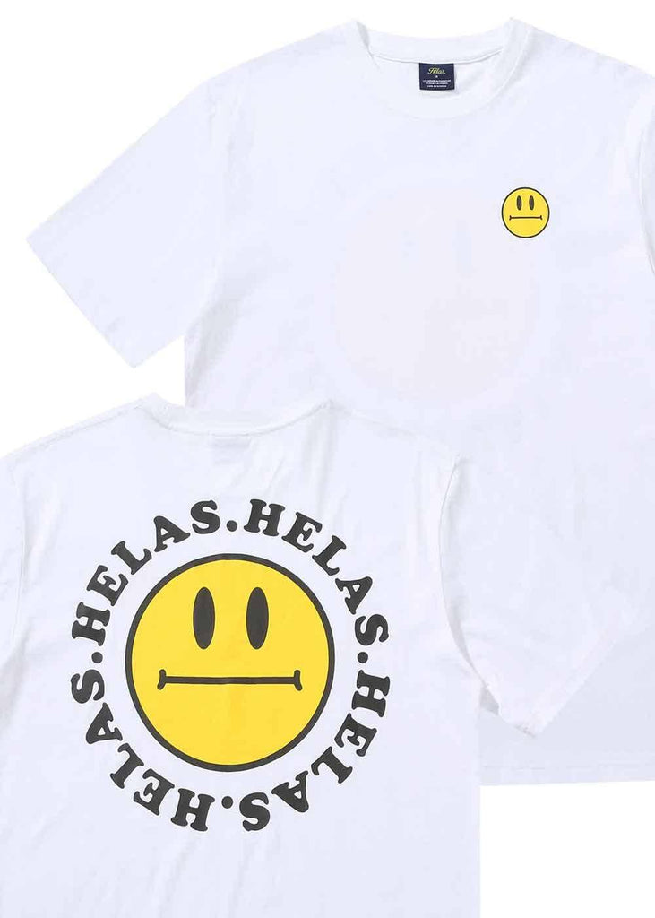 Helas Smiley T-Shirt White  Helas   