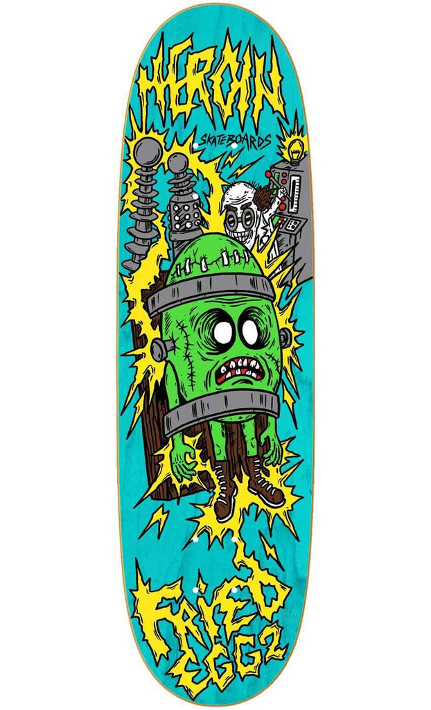 Heroin Fried Egg II 8.9 Deck  Heroin Skateboards   