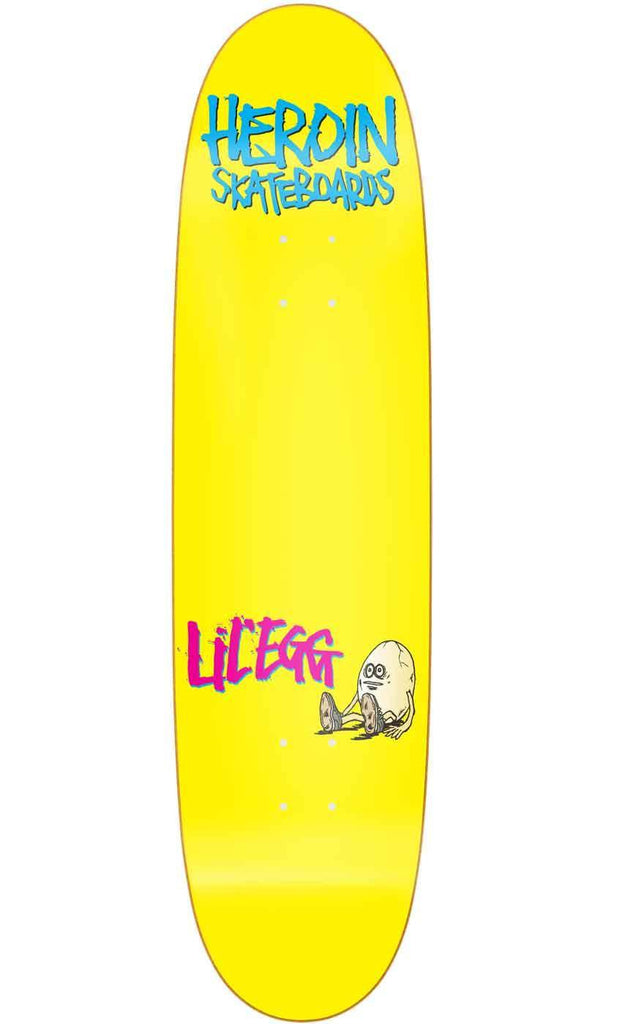 Heroin Lil Egg 7.9 Deck  Heroin Skateboards   