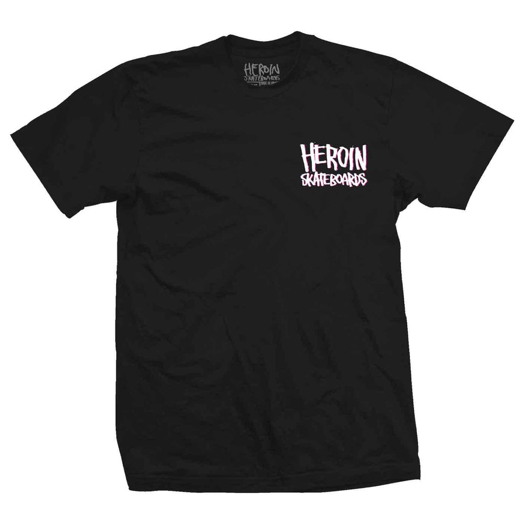 Heroin Mini Egg T-Shirt Schwarz  Heroin Skateboards   