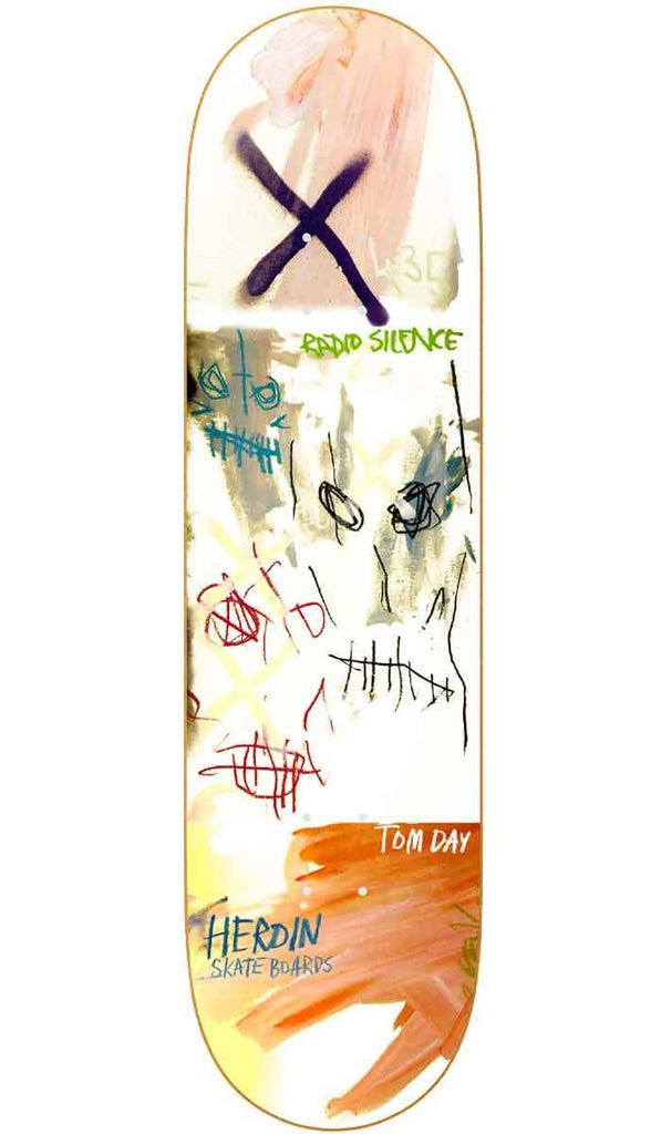 Heroin Day Painted 8.625 Deck  Heroin Skateboards   