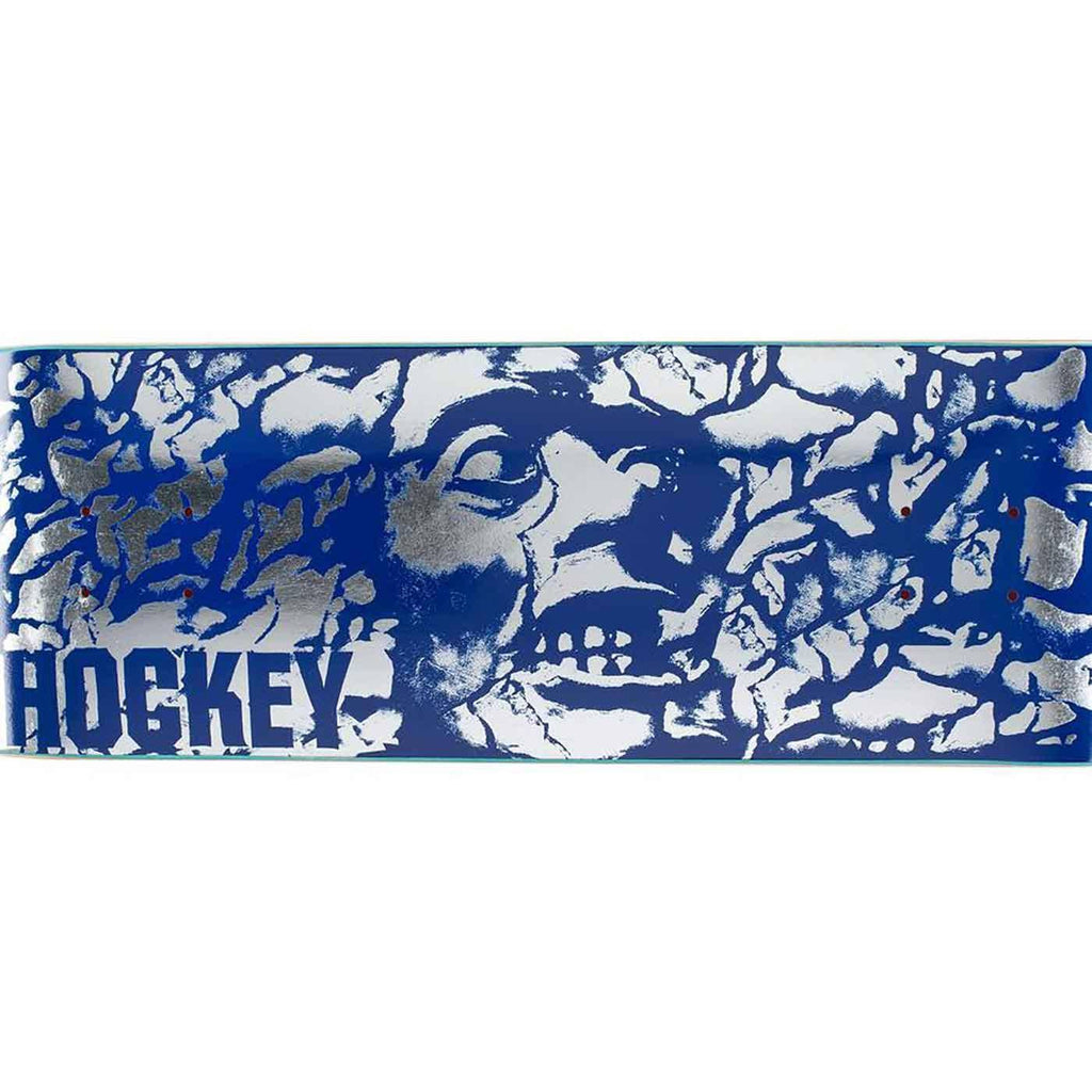 Hockey Fitzgerald Stone Foil 8.38 Deck Blue Silver  Hockey   