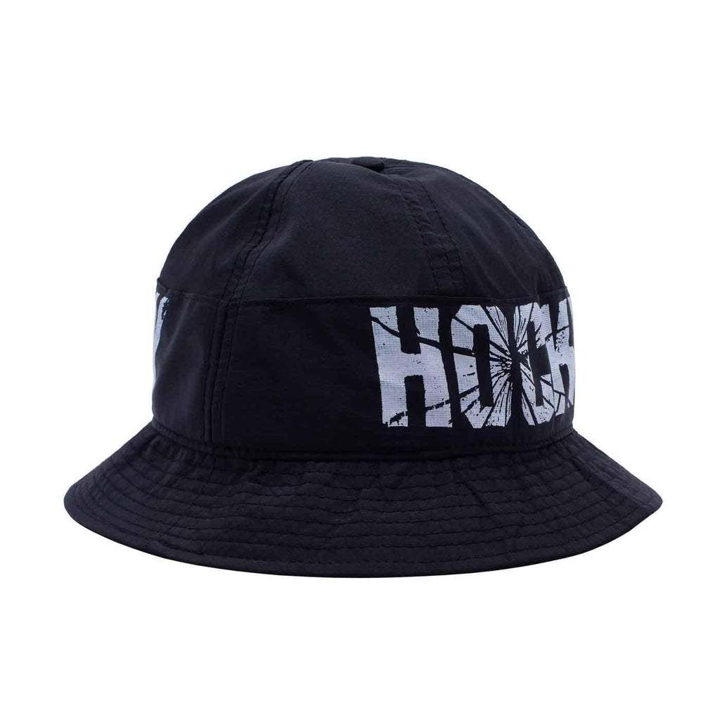 Hockey Crinkle Bell Bucket Hat Black  Hockey   