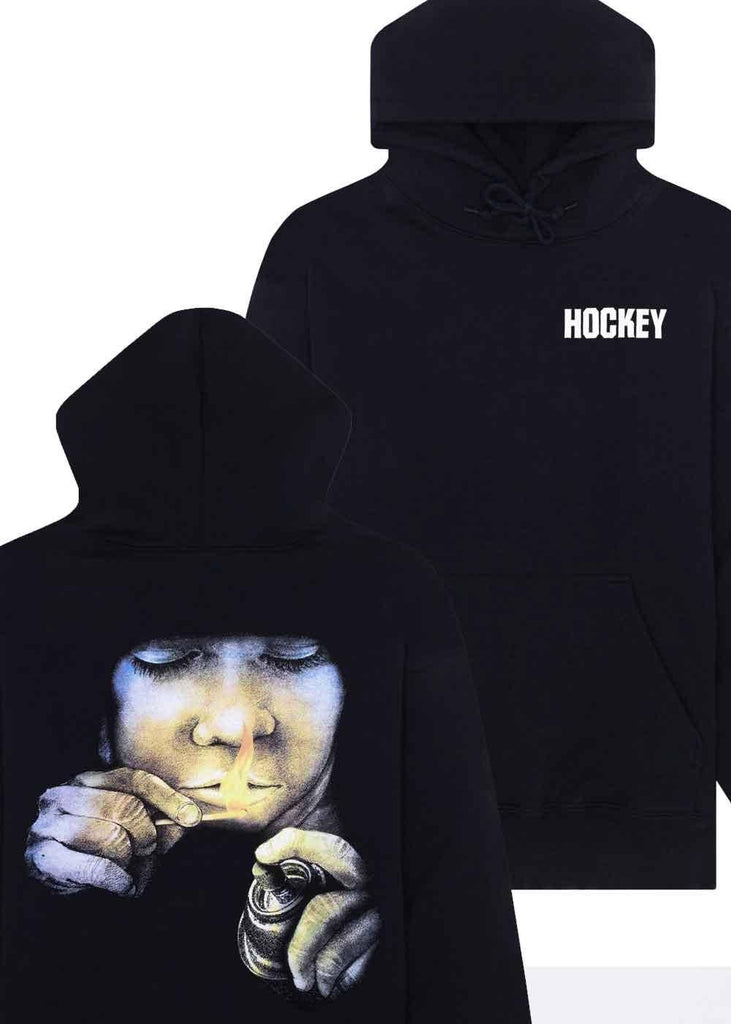 Hockey Instructions Hooded Sweatshirt Black  Hockey   