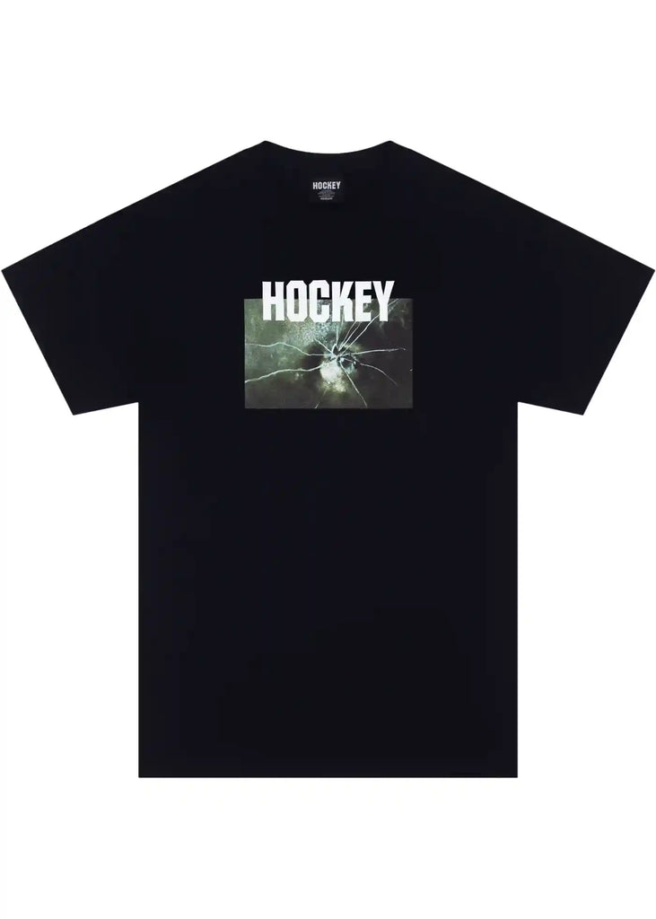 Hockey Thin Ice T-Shirt Black Handelsware Hockey   