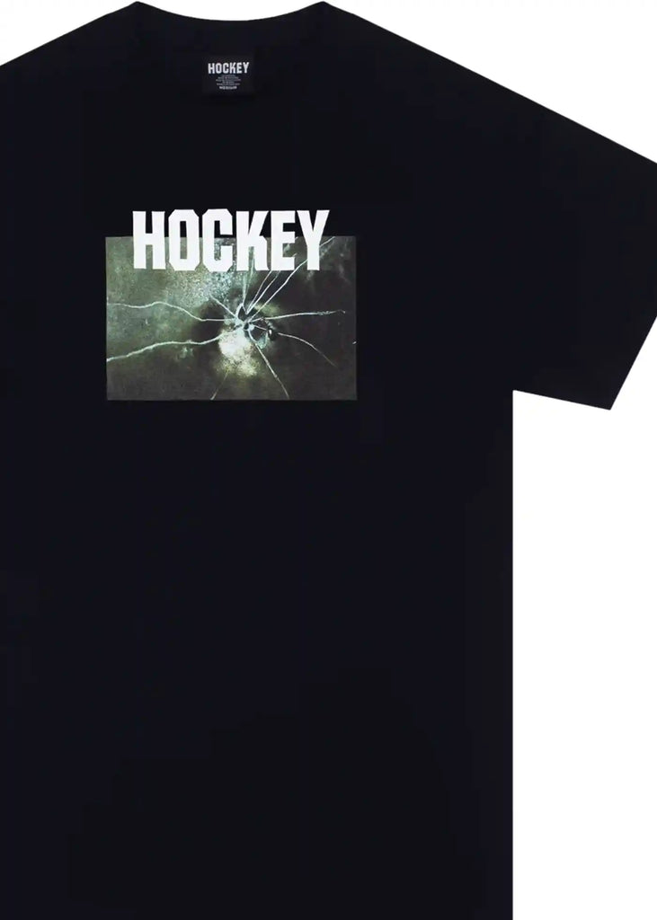 Hockey Thin Ice T-Shirt Black Handelsware Hockey   