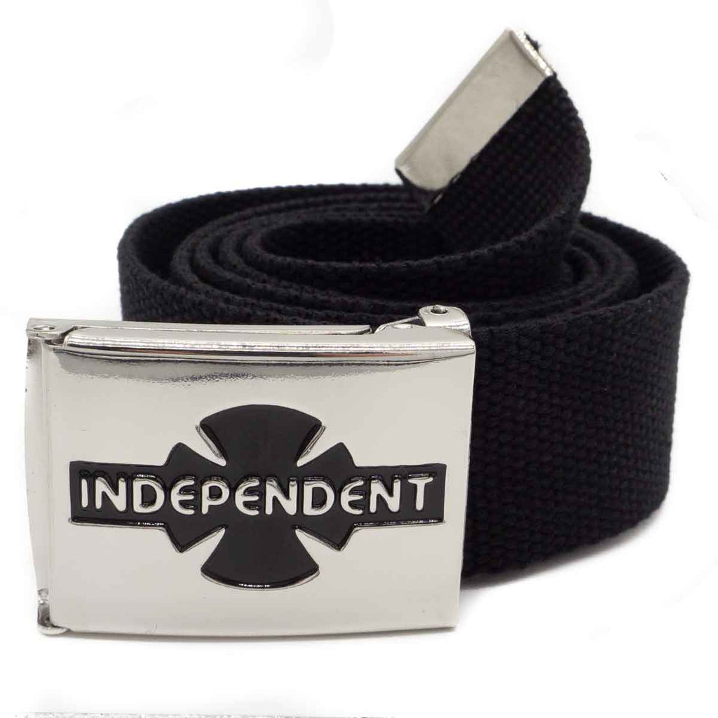 Independent Clipped Web Belt Black  Independent   